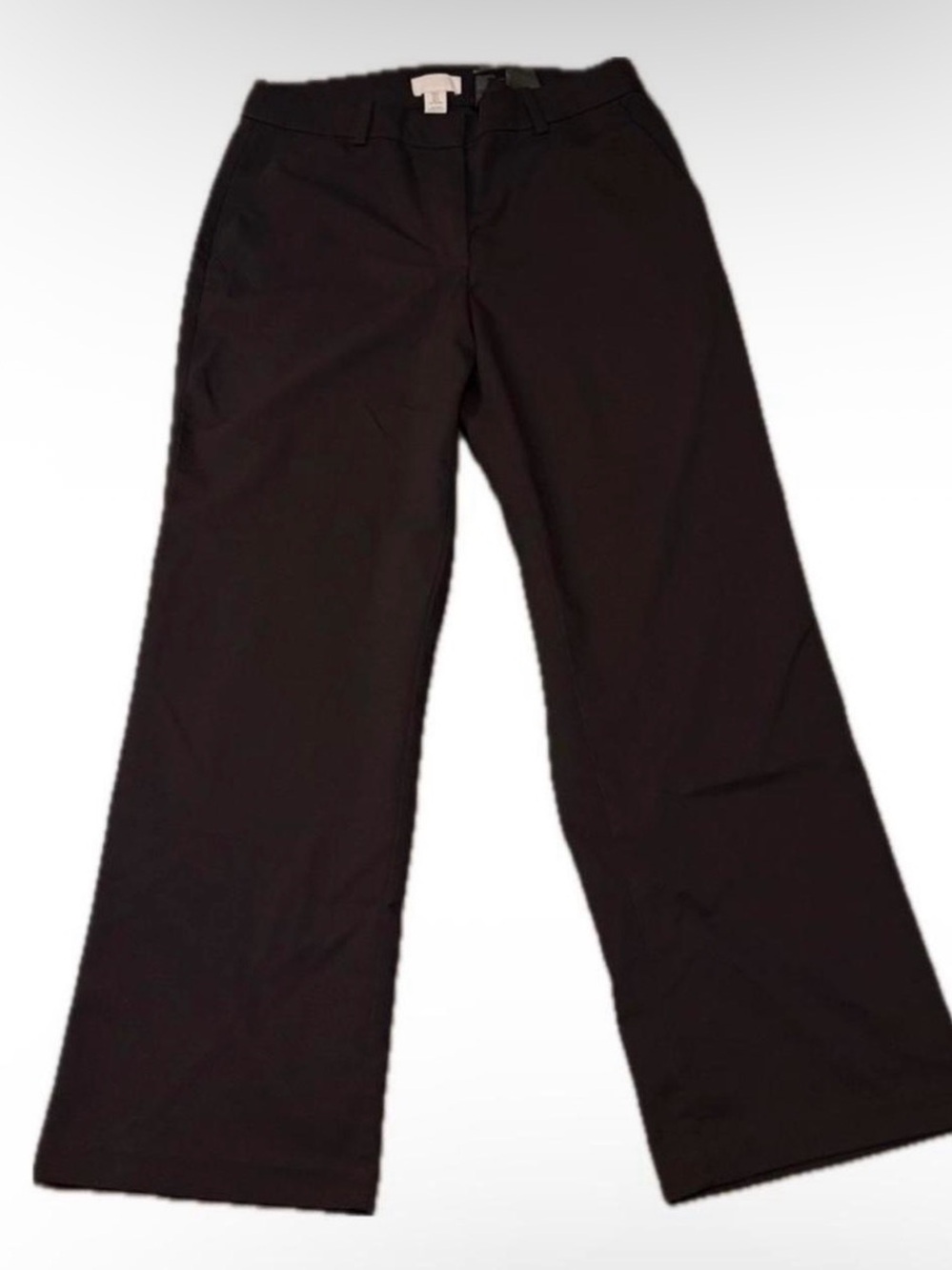 H&M Black Straight-Leg Dress Pants